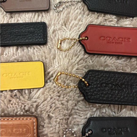 Coach Lot of 36 Hang Tag Hanging Bag Charms Key Chain Fob Genuine Replac… - Picture 8 of 13